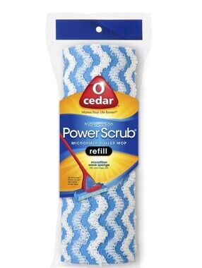 O Cedar Power Scrub Microfiber Roller Mop Head Refill Replacement Power Scrub